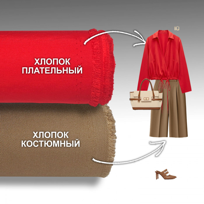 Набор тканей для шитья 17.09 Scarlet