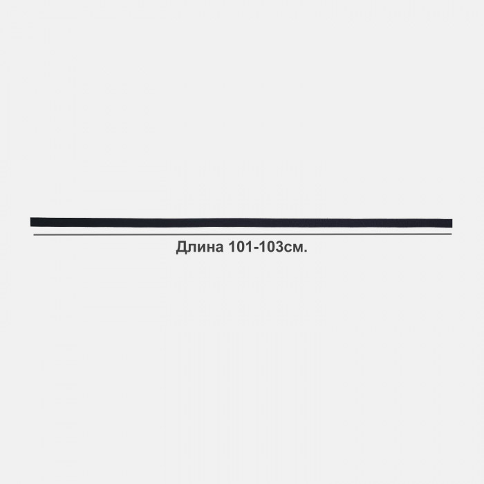 Манжета Поло (довяз резинка 100х2,5см.) Хлопок Black 