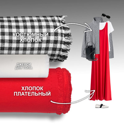 Набор тканей для шитья 07.05 Scarlet 