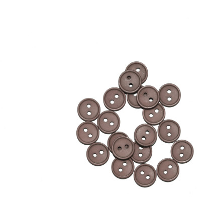 Пуговица пришивная рубашечная D=1cм МА1101/Chocolate Chip