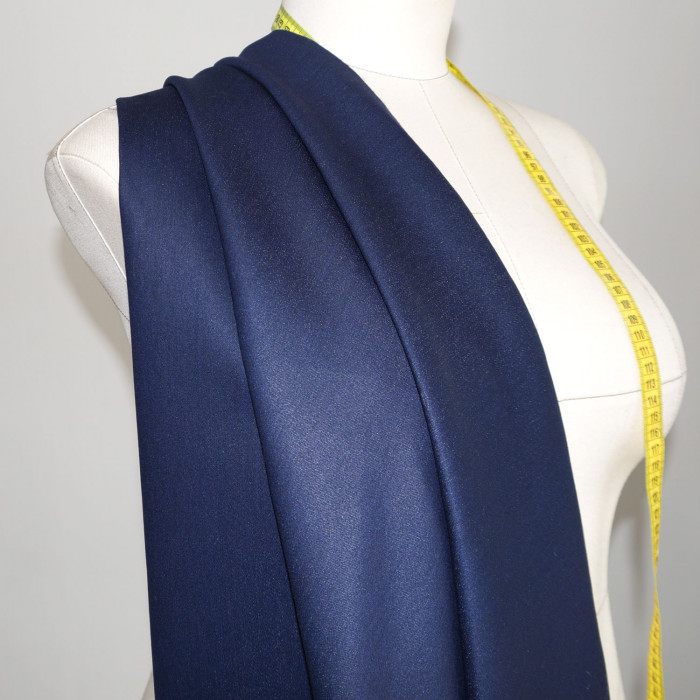 Мерный лоскут 1м.Ткань Джинса костюмно брючная Fendi МА0303/Medieval Blue /26.02.881