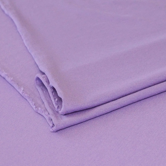 Трикотаж Супрем AL0208/Pure Lilac для пошива лонгслива Tari по выкройке Helper Sew